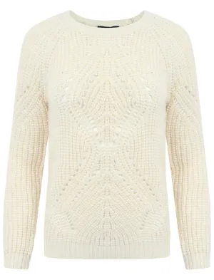 Amara Reya Alexandrie jumper in cream