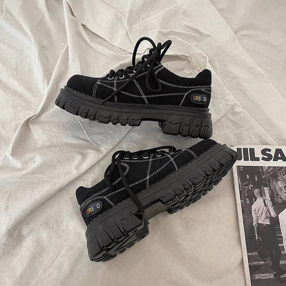 Amozae-Back To School Gifts Chunky College Sneakers