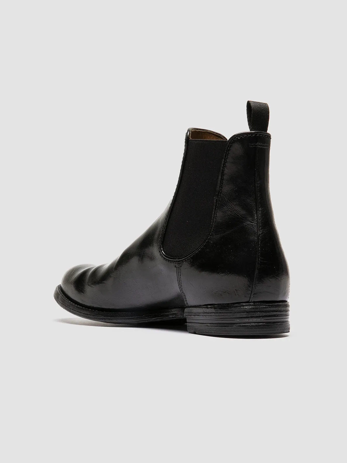 ANATOMIA 083 - Black Leather Chelsea Boots
