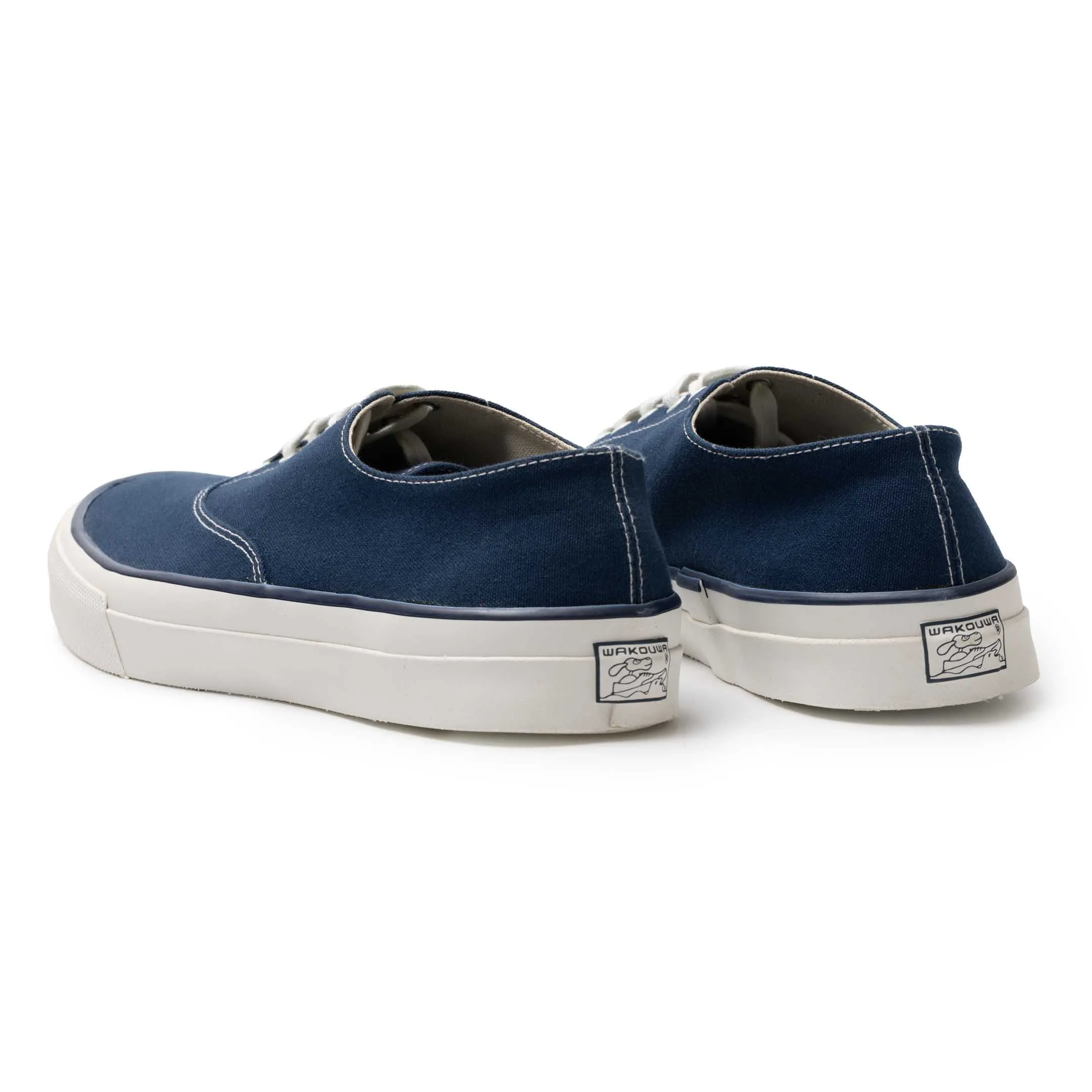 Anatomica x Wakouwa Deck Shoes Low Navy