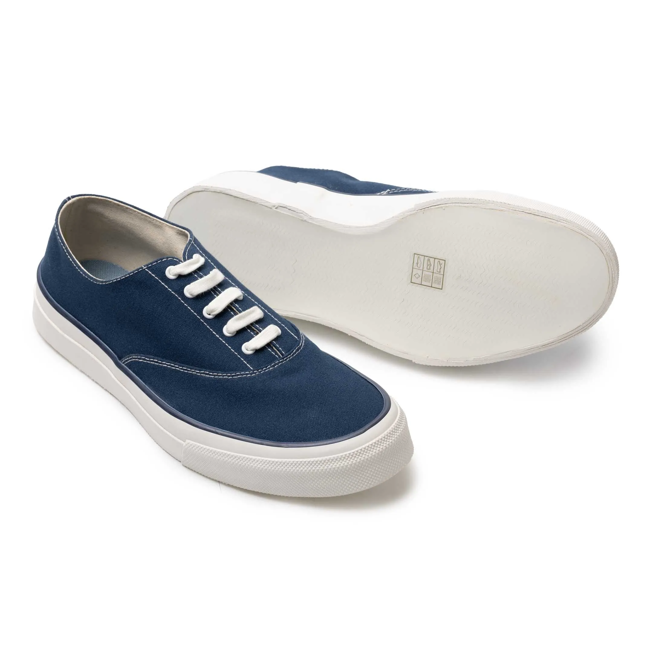 Anatomica x Wakouwa Deck Shoes Low Navy