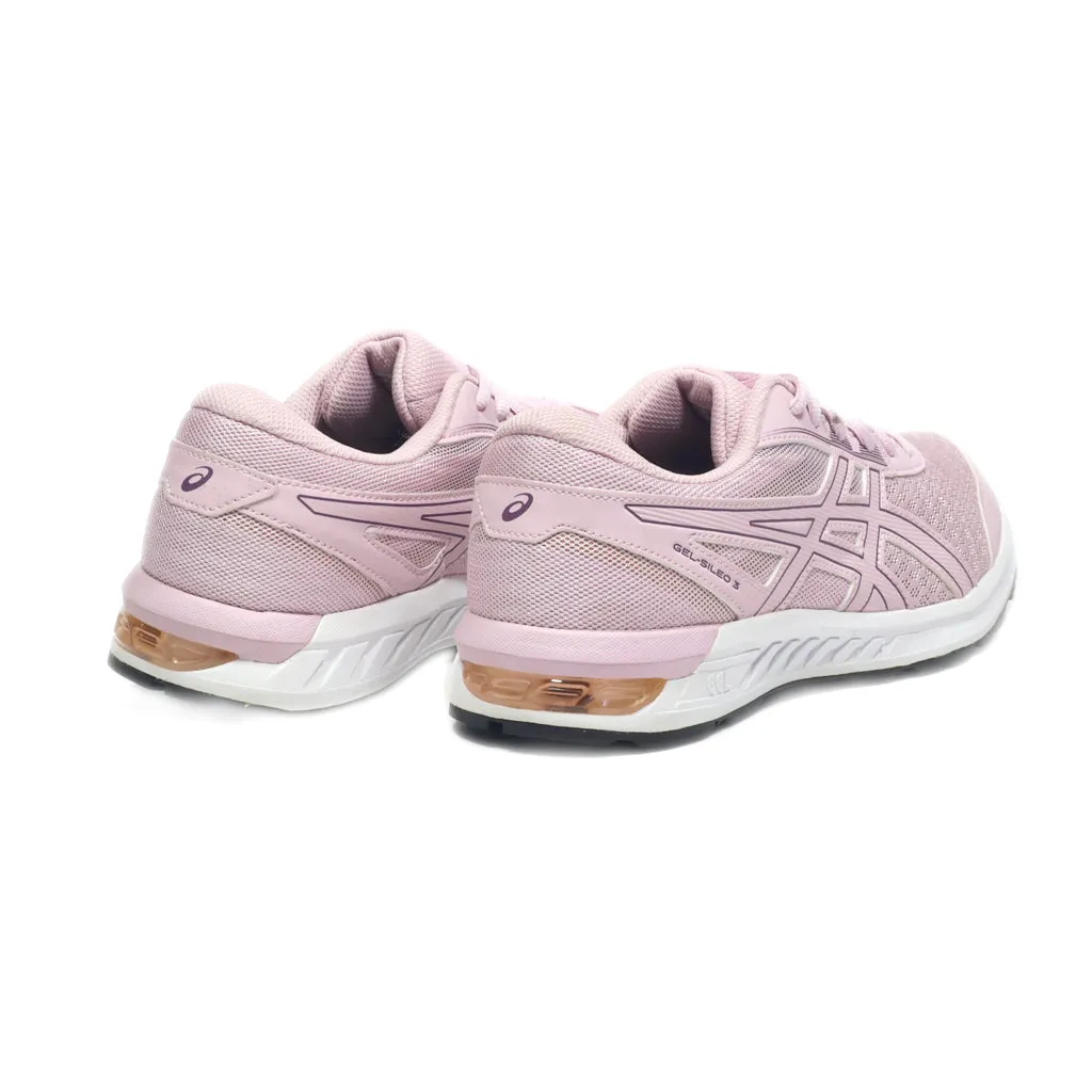 Asics Gel-Sileo 3 Sport Shoes Leather Pink Colour For Women