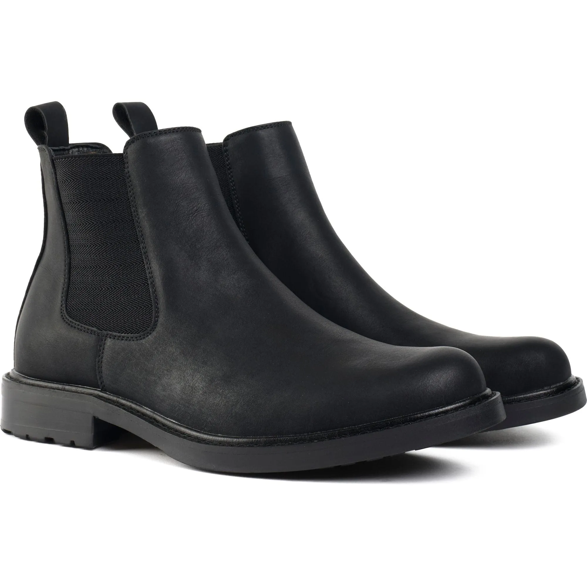 Auber Men's Vegan Leather Chelsea Boots | Black