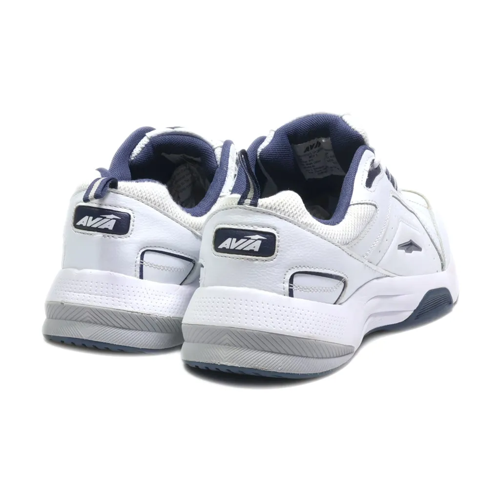 Avia Wide Width Sport Shoes Leather White Colour For Women