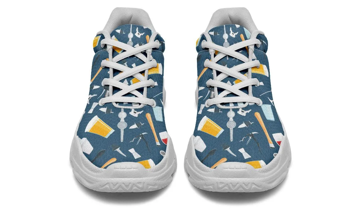 Bartender Pattern Chunky Sneakers