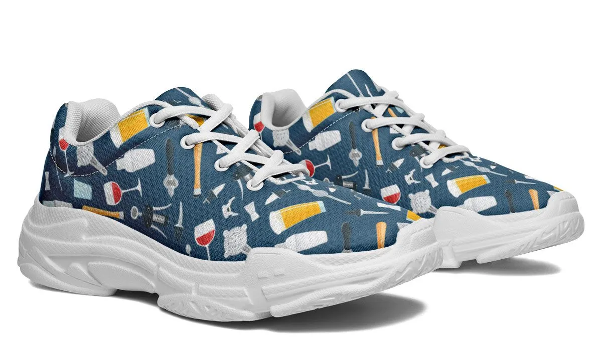Bartender Pattern Chunky Sneakers