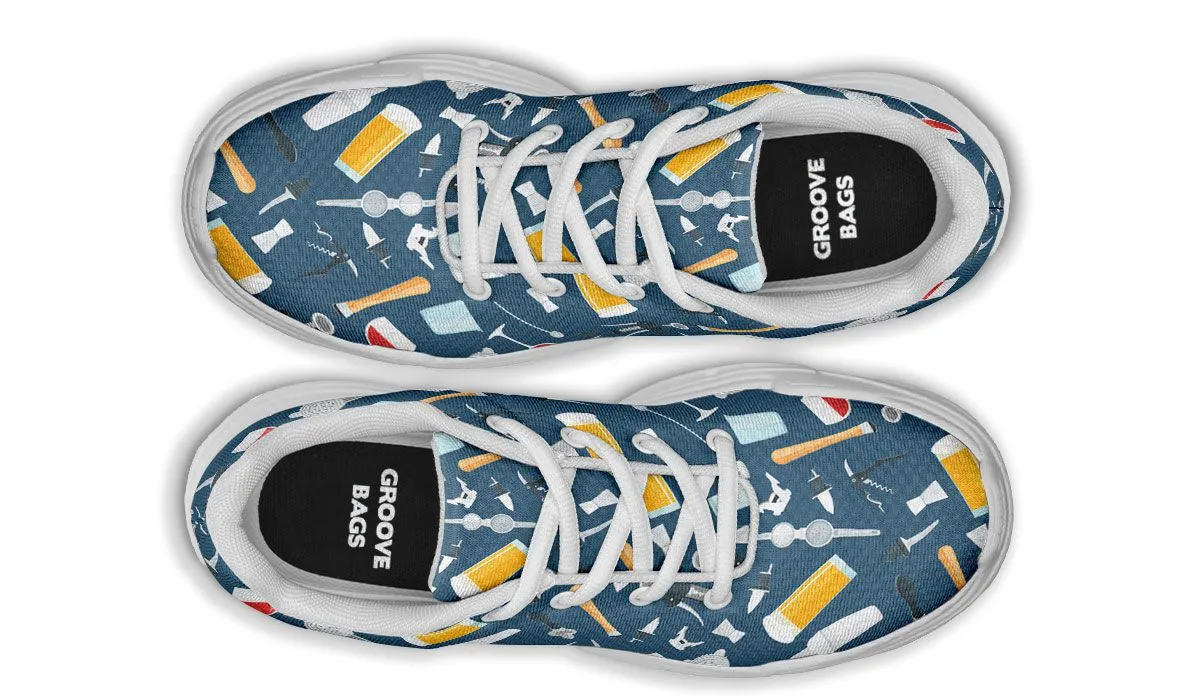 Bartender Pattern Chunky Sneakers