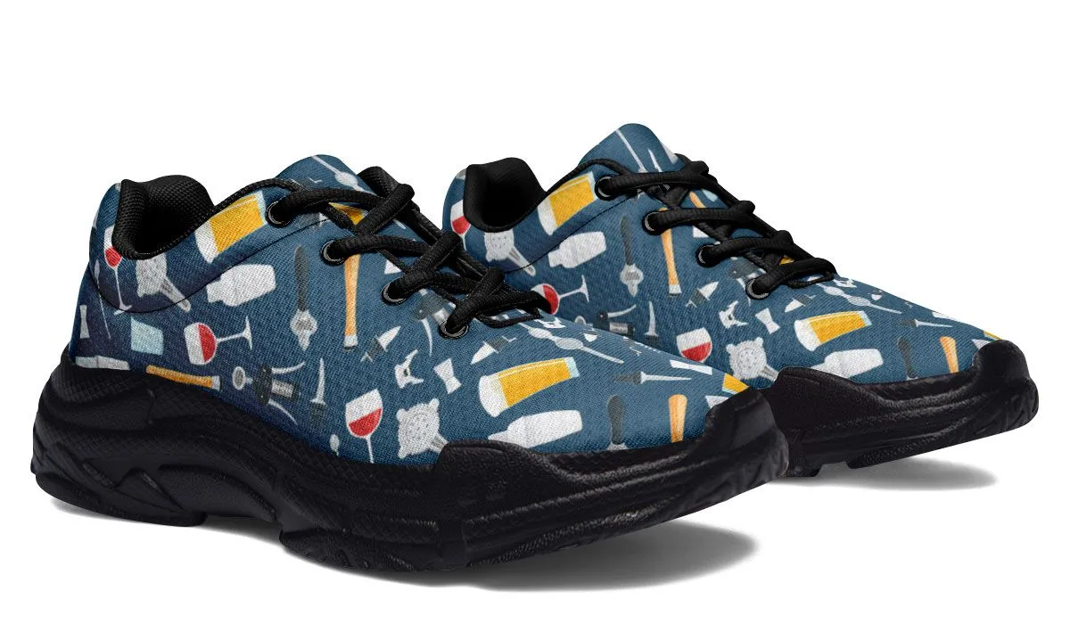 Bartender Pattern Chunky Sneakers