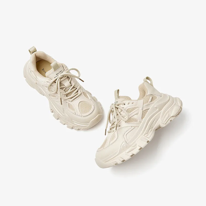 BeauToday Platfrom Chunky Mesh Sneakers for Women