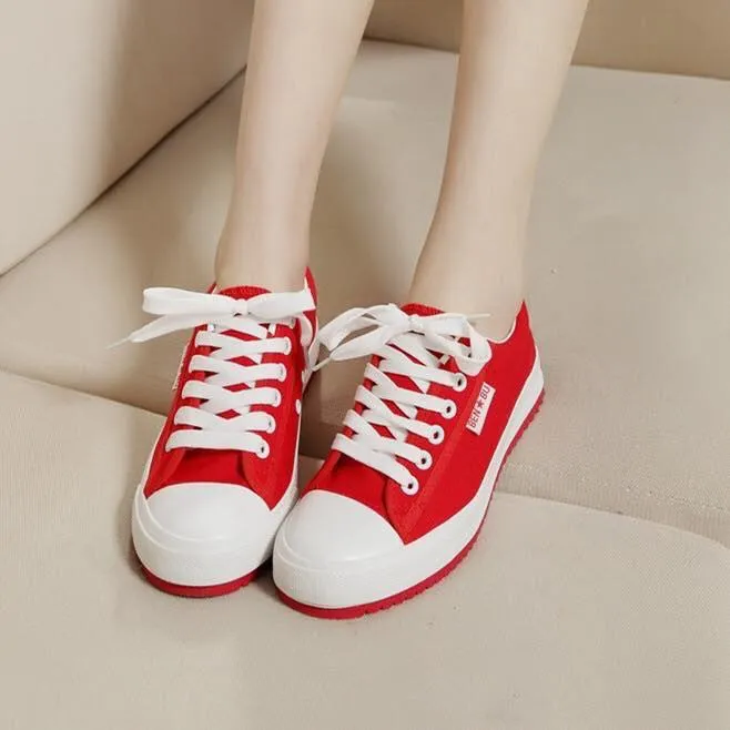 BENBU Ladies Canvas Sneakers - 8899