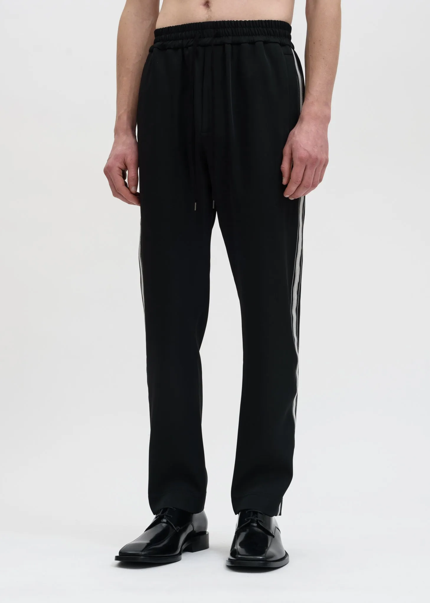 Black Buck Japanese Satin Track Pant
