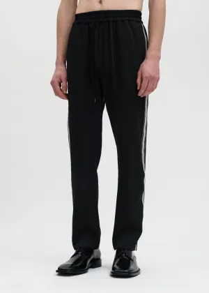 Black Buck Japanese Satin Track Pant