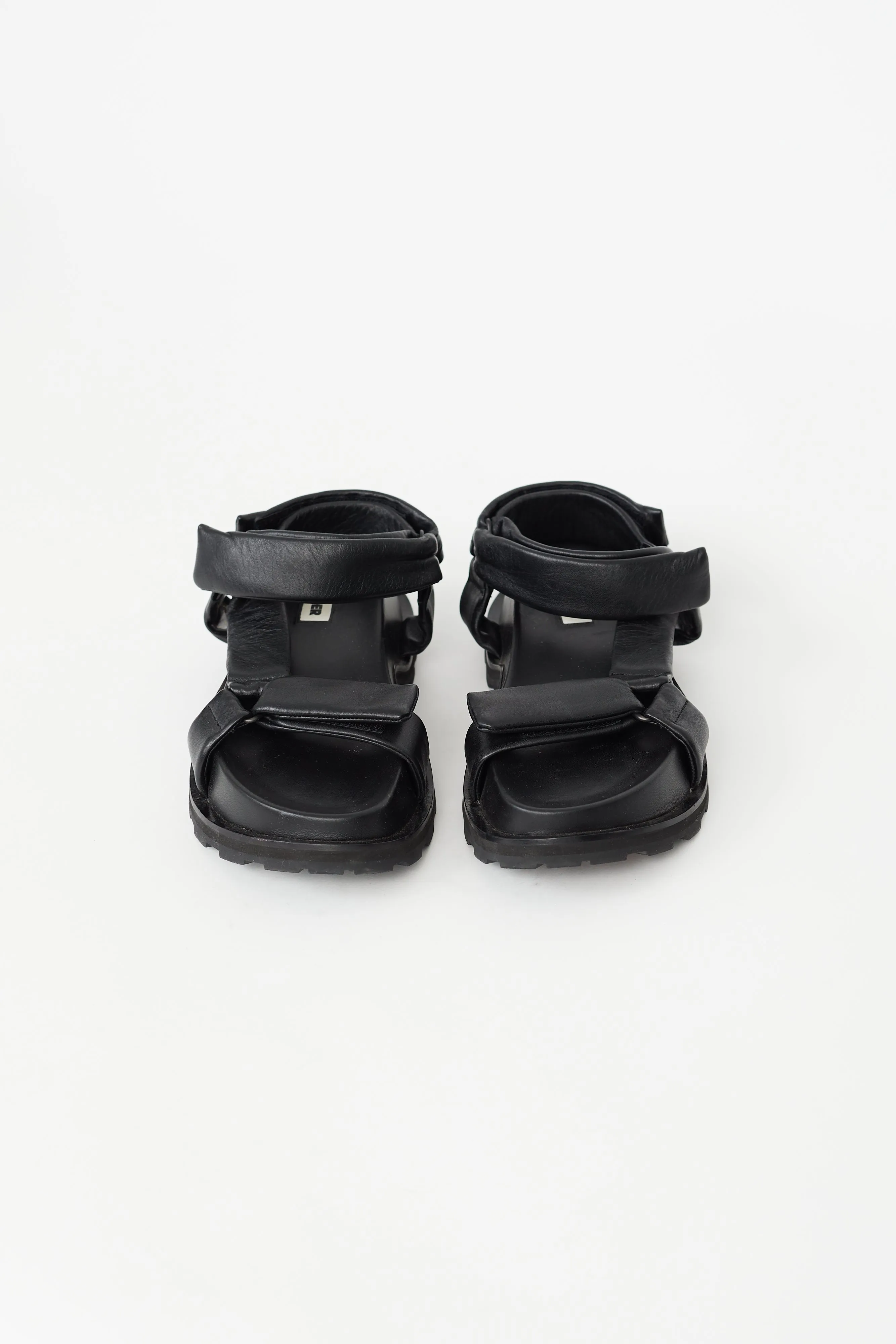 Black Chunky Strappy Sandal