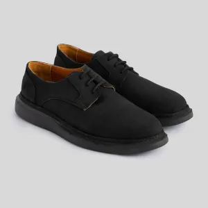 Black Suede Chunky Sneakers