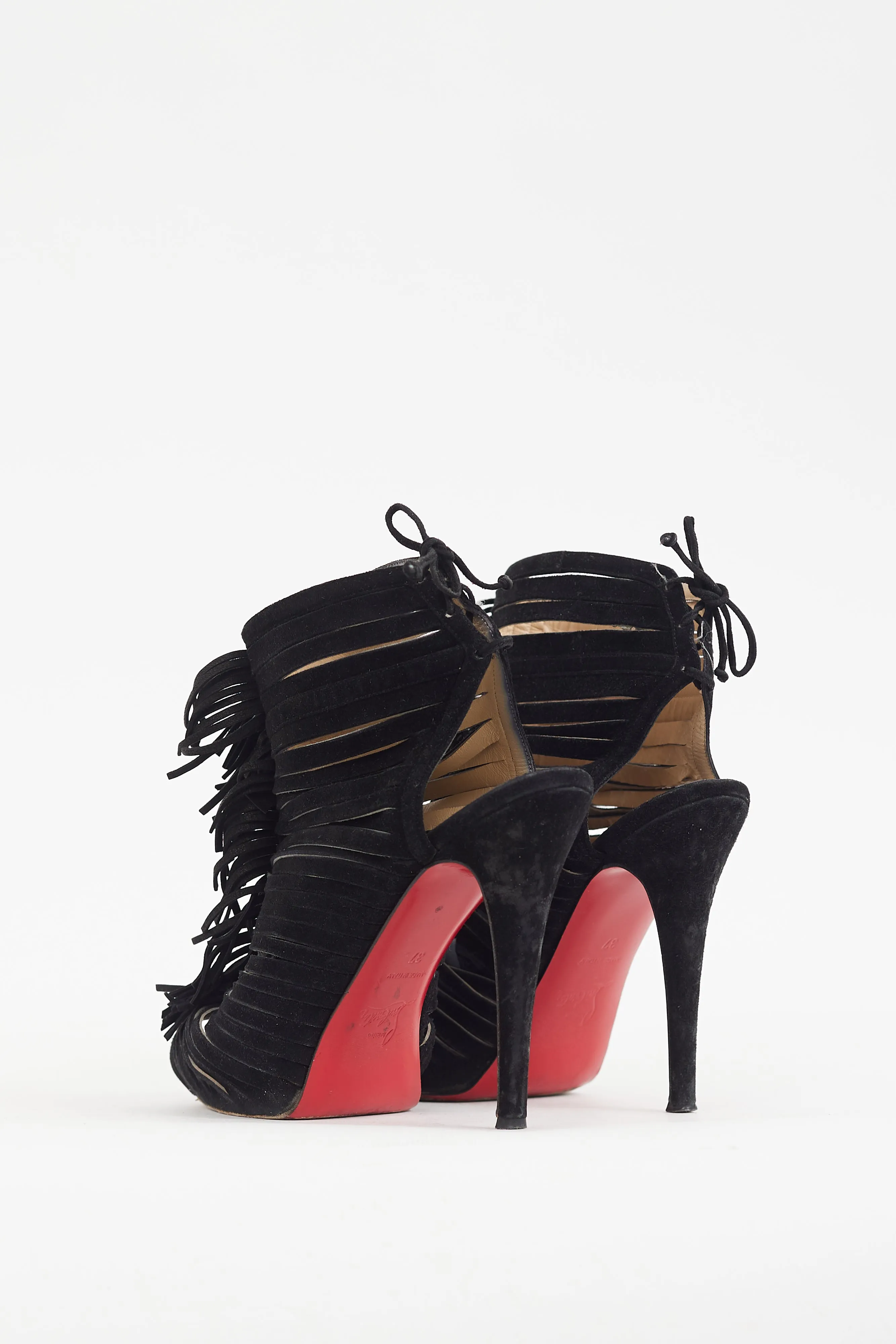 Black Suede Deva 120 Heel