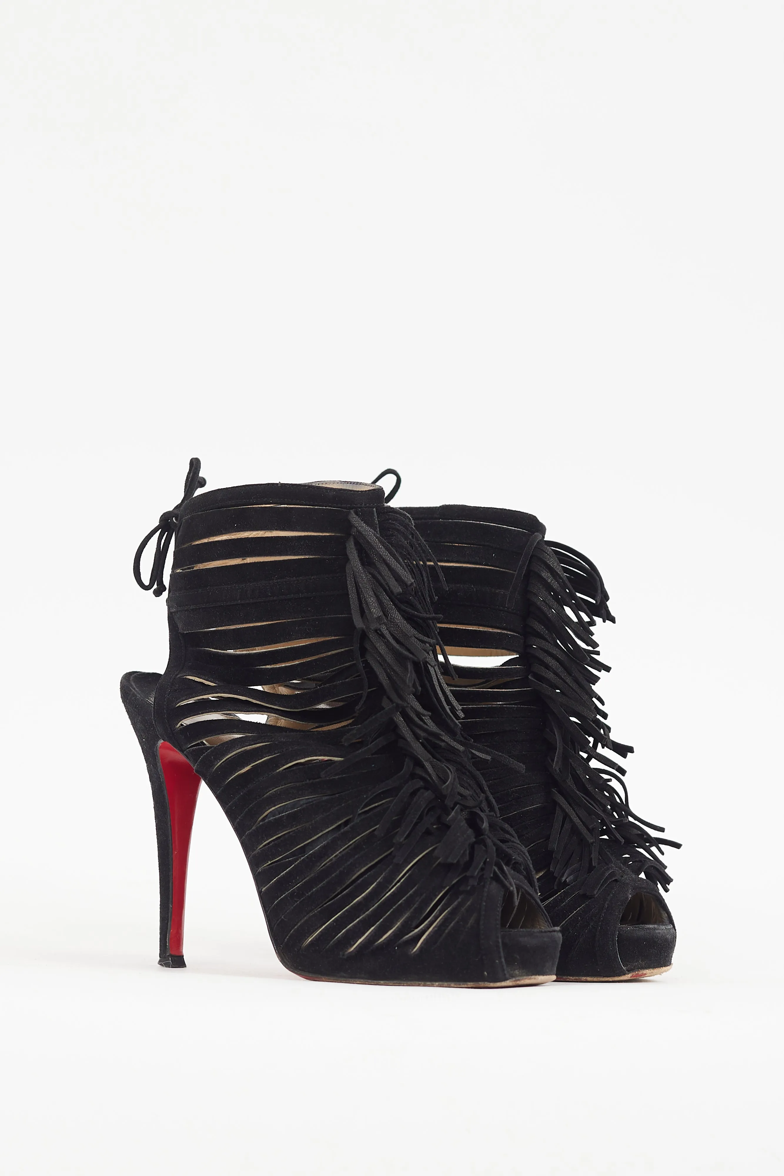 Black Suede Deva 120 Heel