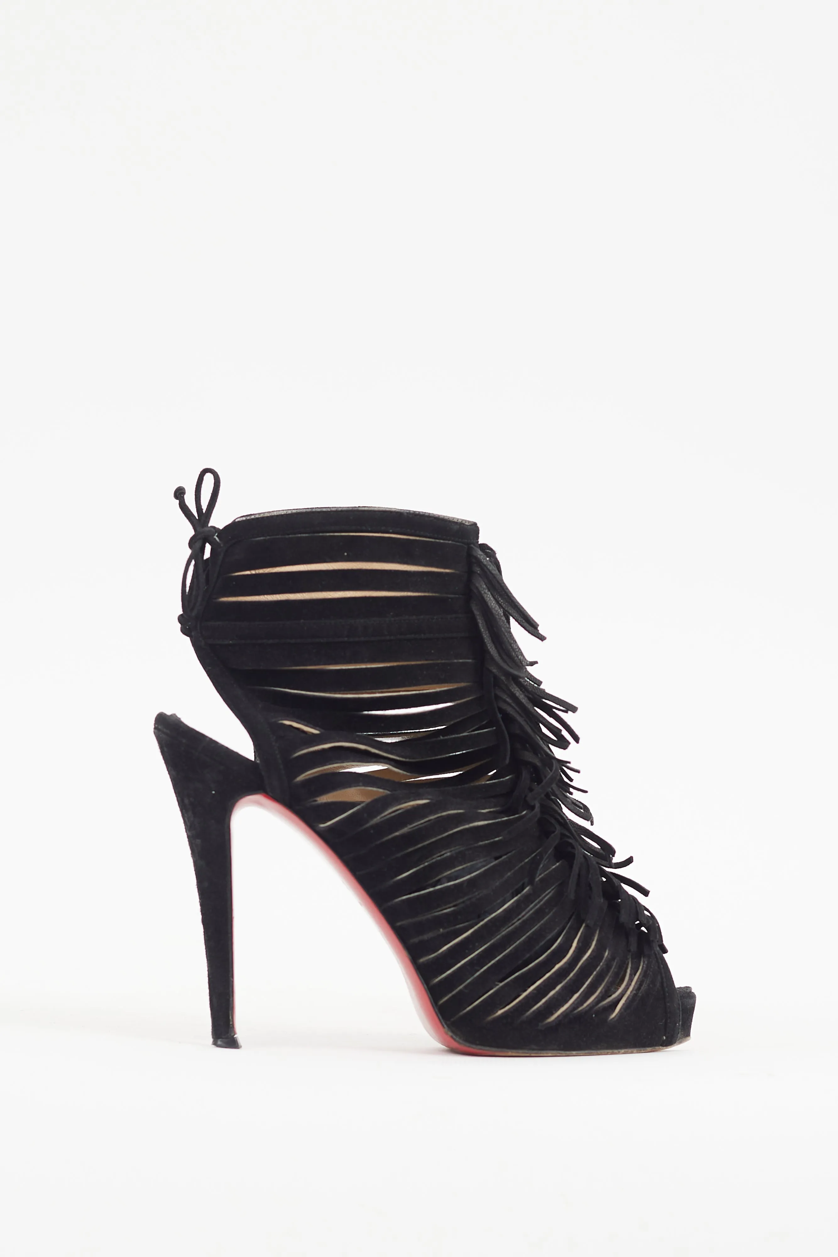 Black Suede Deva 120 Heel