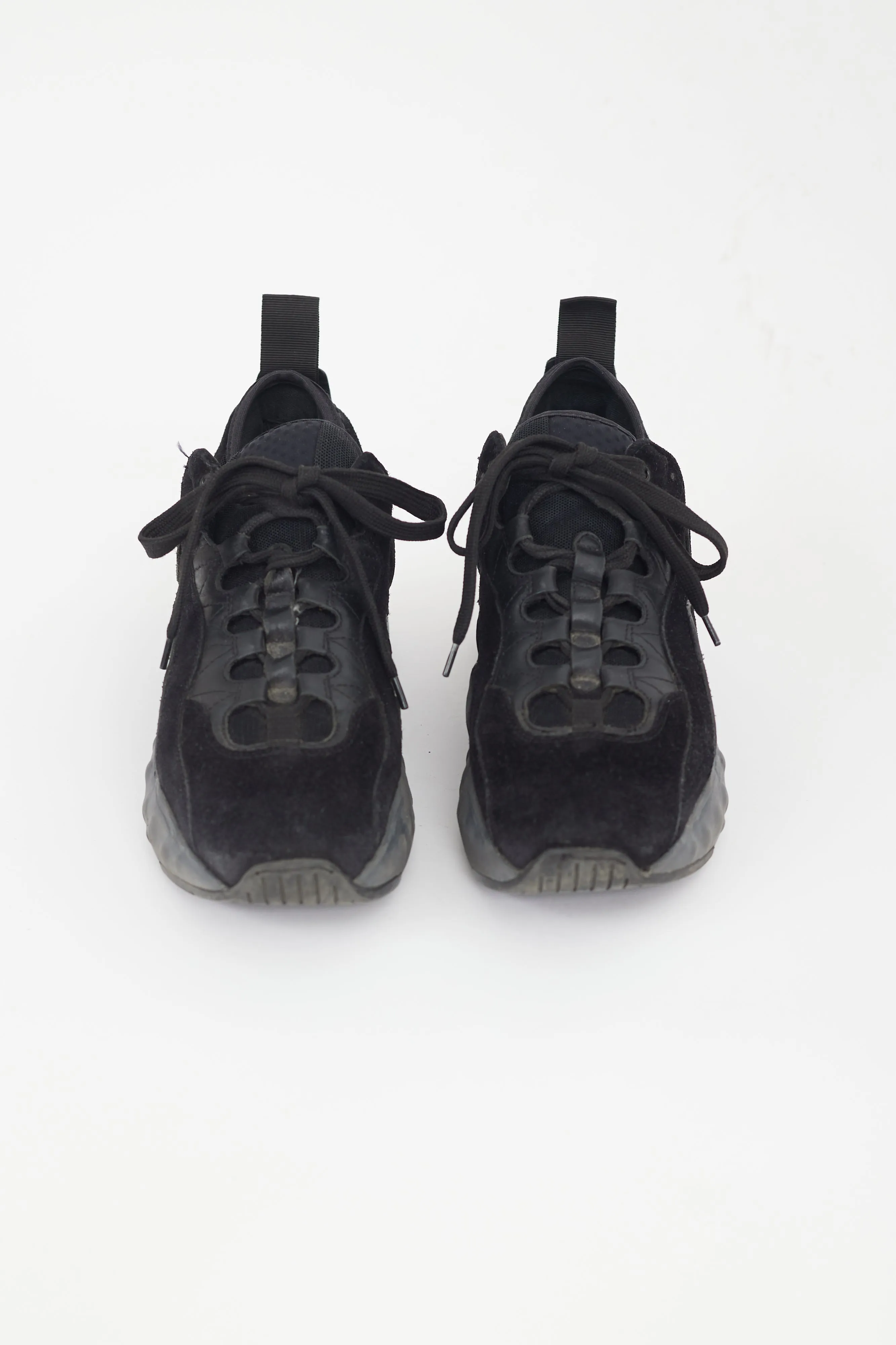 Black Suede Manhattan Sneaker