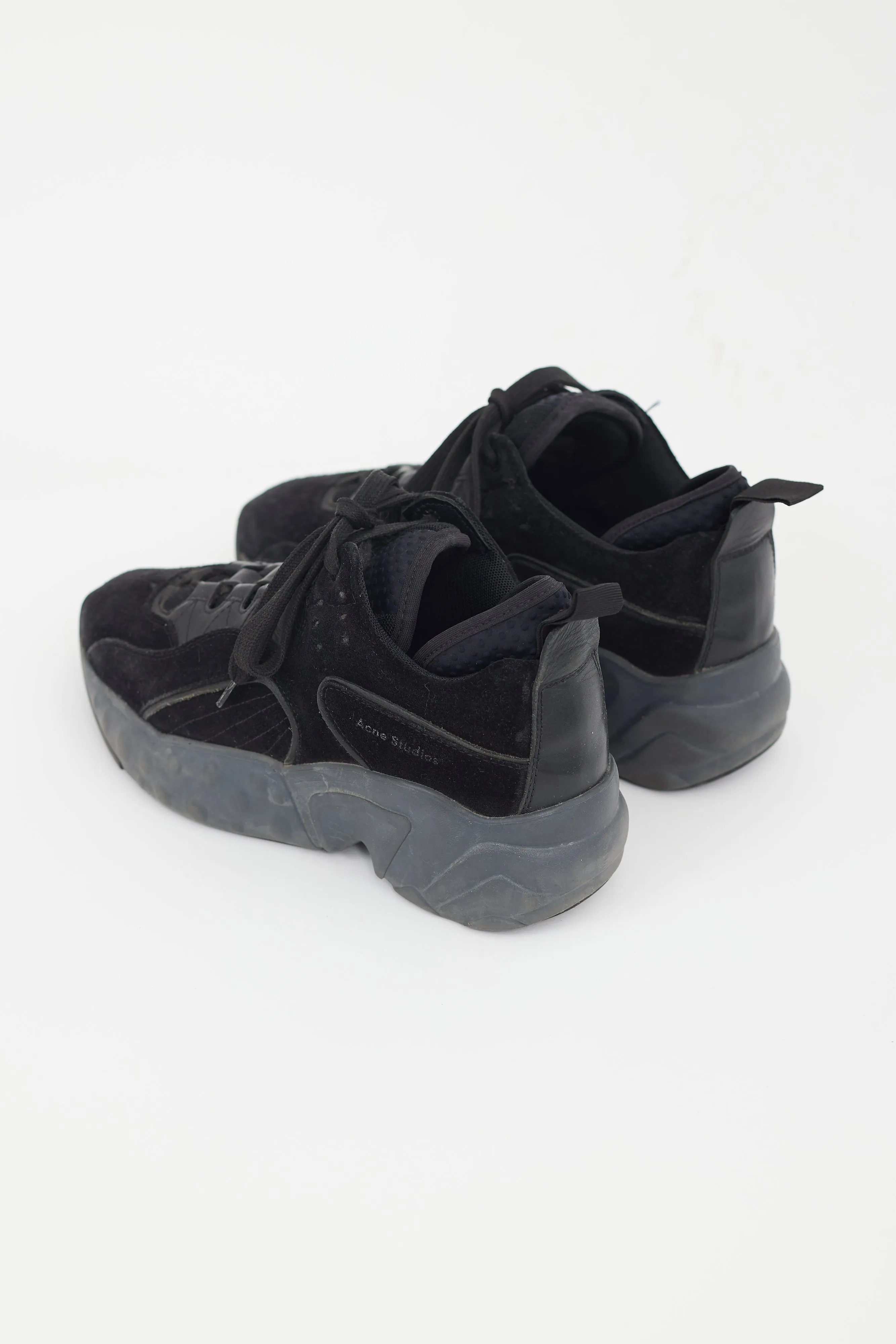 Black Suede Manhattan Sneaker