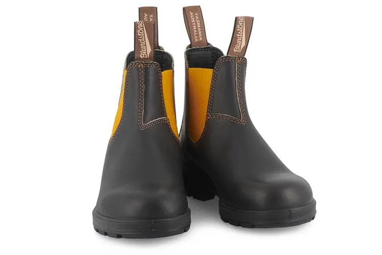 Blundstone Unisex 1919 LeatherChelsea Boots Brown Mustard