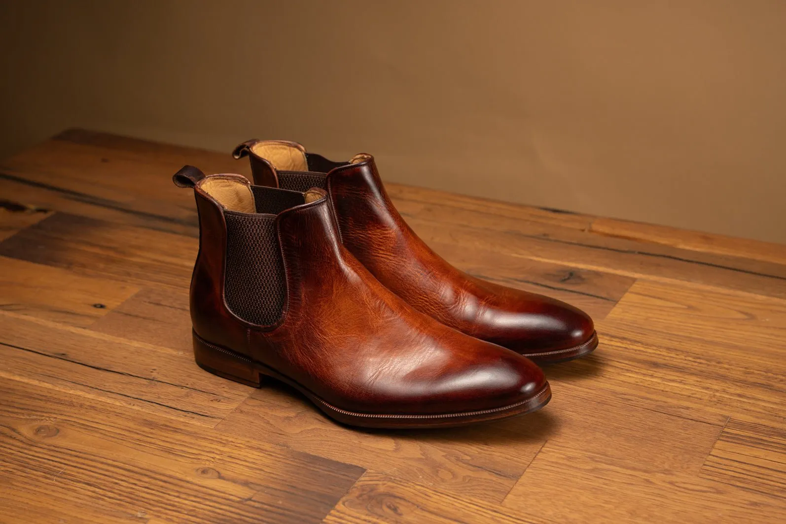 Bosphorus Leather Boots - Chelsea Edmund