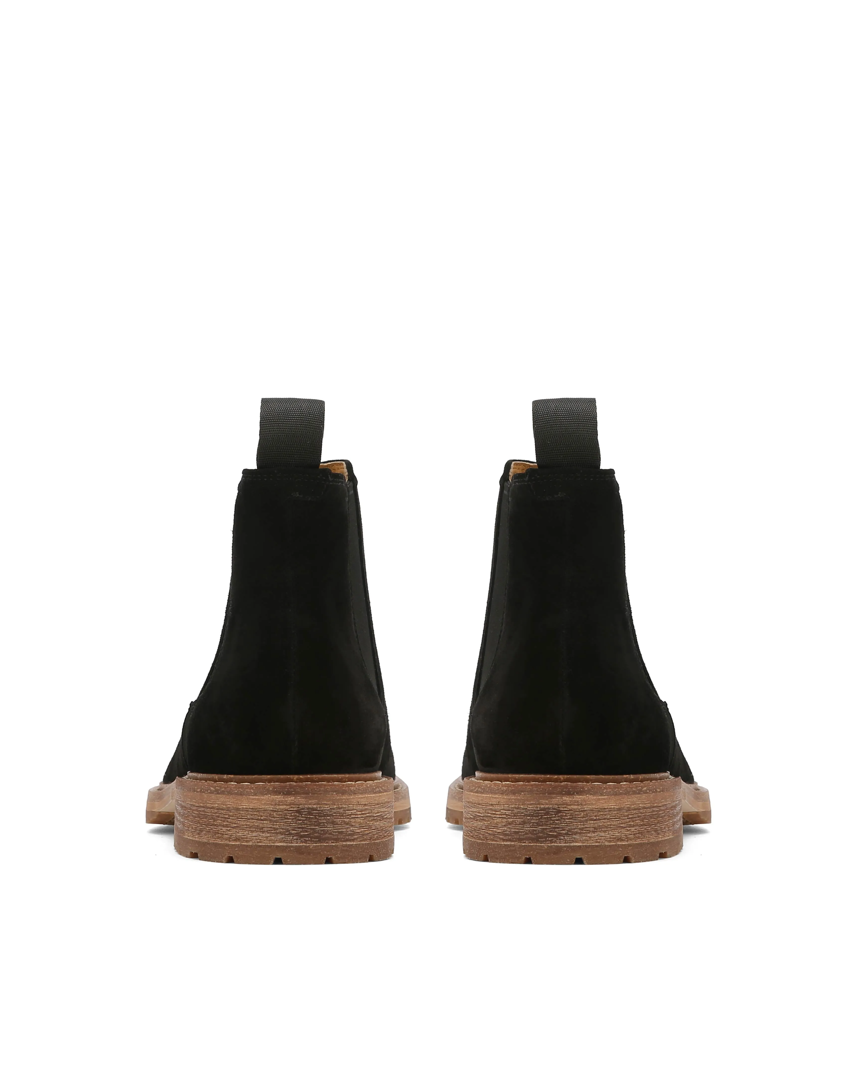 Brock Black Suede
