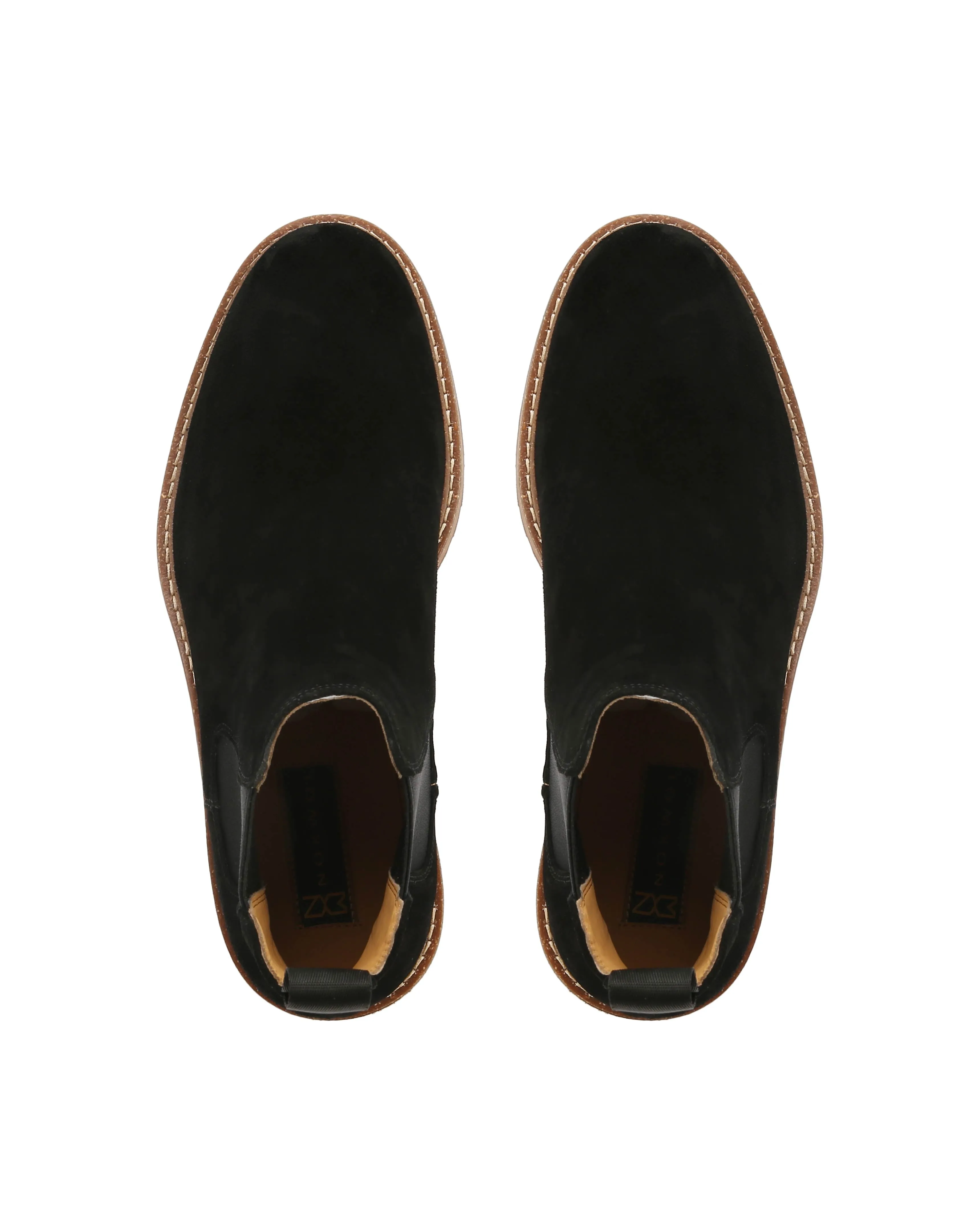 Brock Black Suede