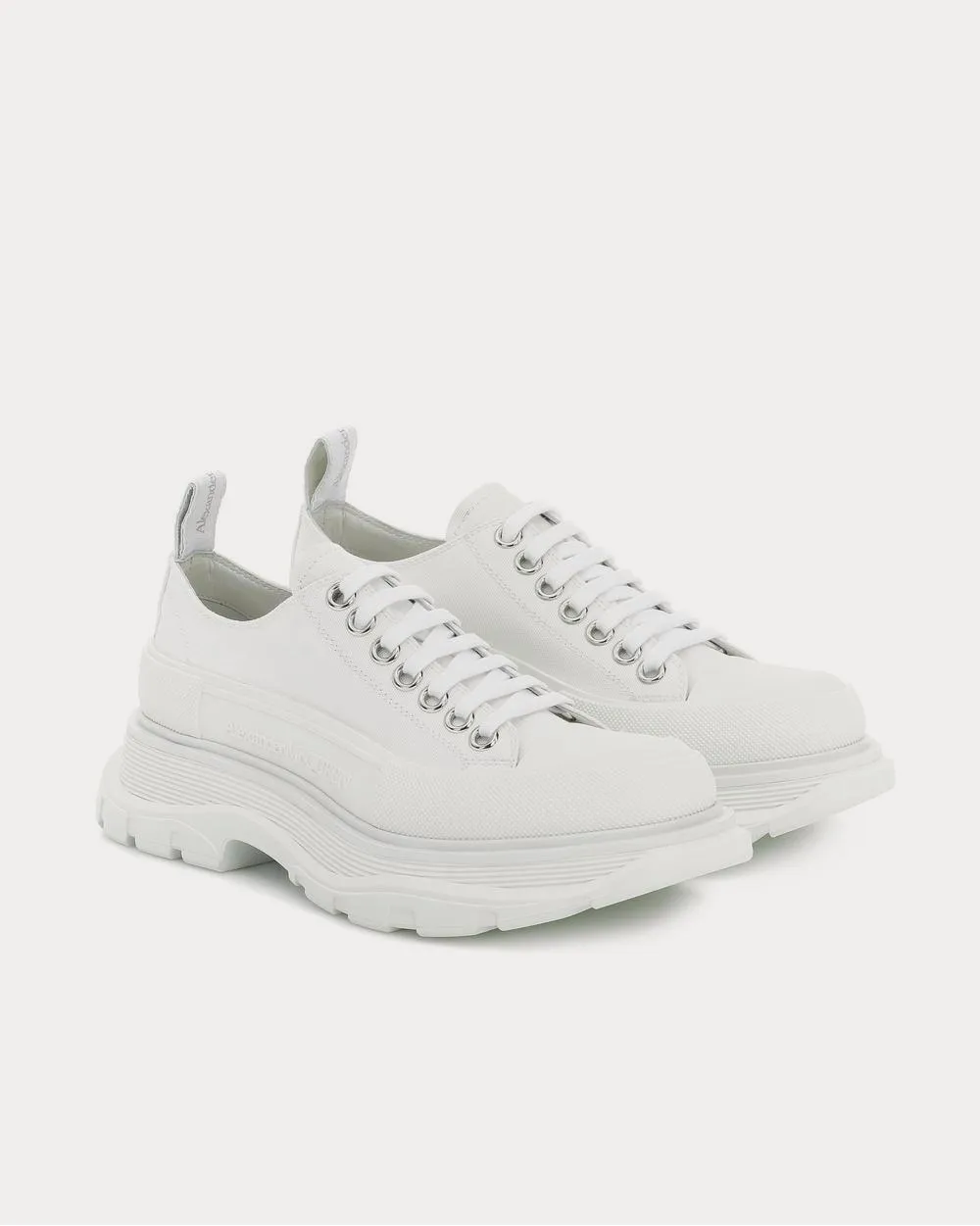 Canvas platform White Low Top Sneakers