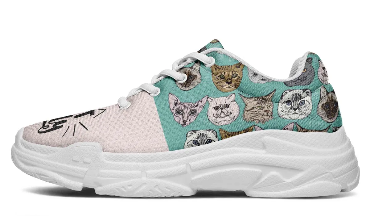 Cat Lady Chunky Sneakers