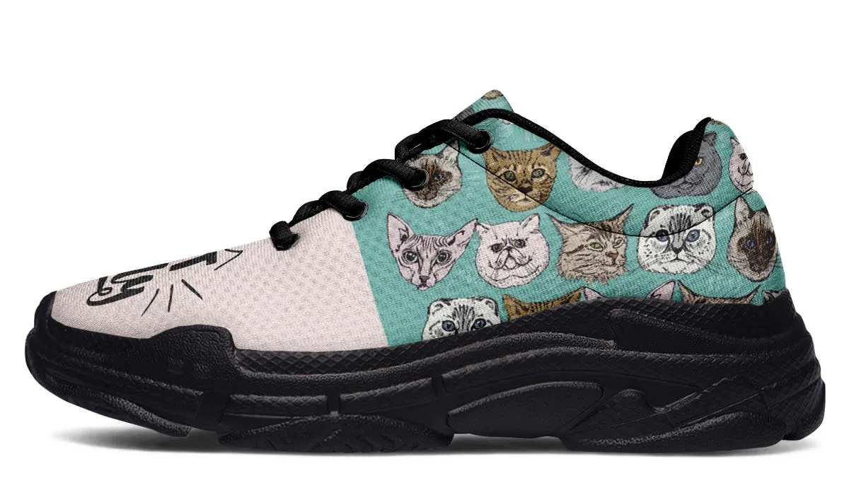 Cat Lady Chunky Sneakers