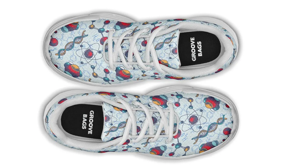 Chemistry Pattern Chunky Sneakers