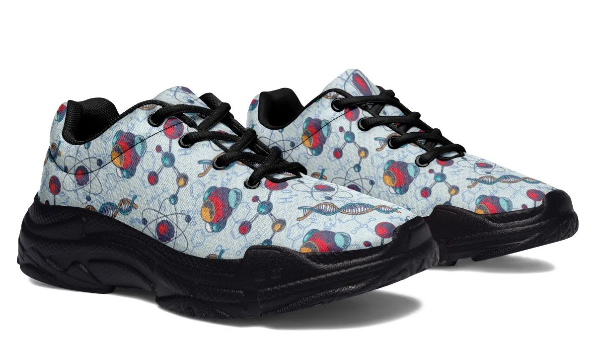 Chemistry Pattern Chunky Sneakers
