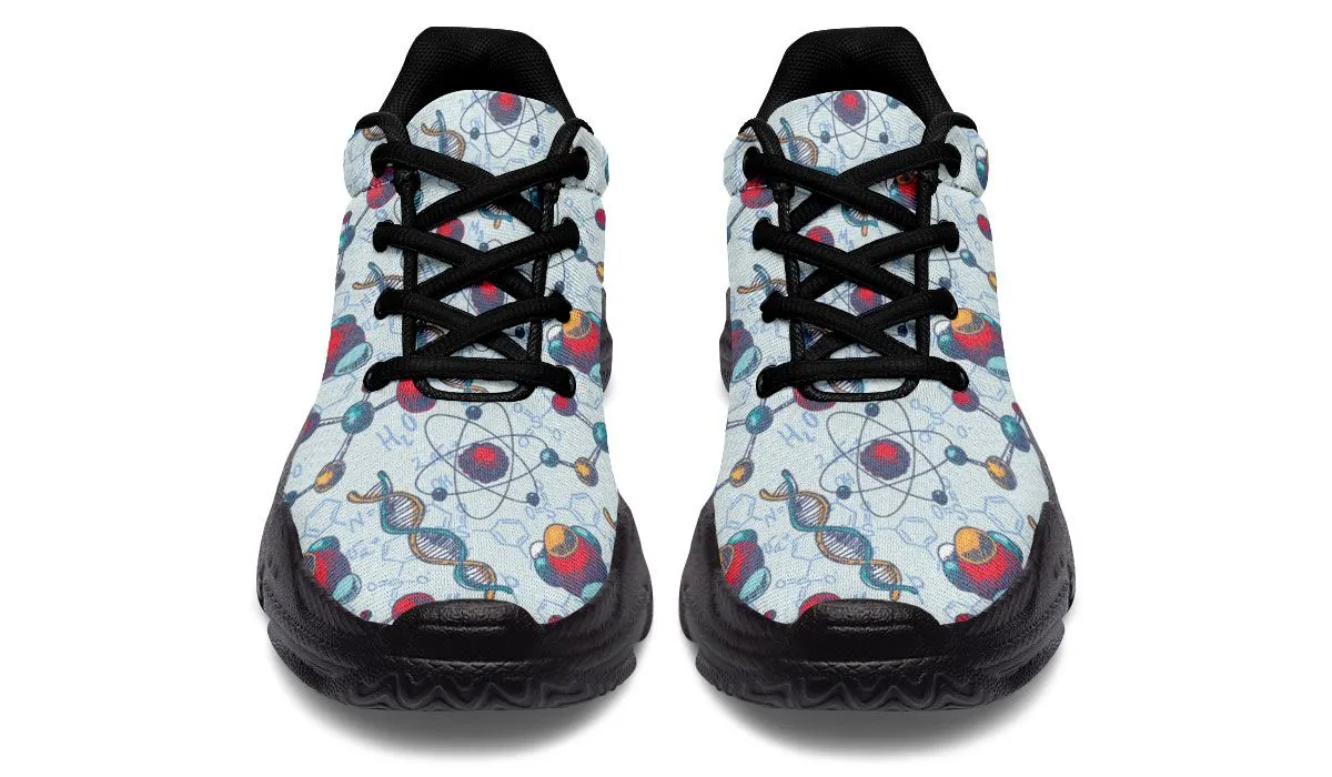 Chemistry Pattern Chunky Sneakers