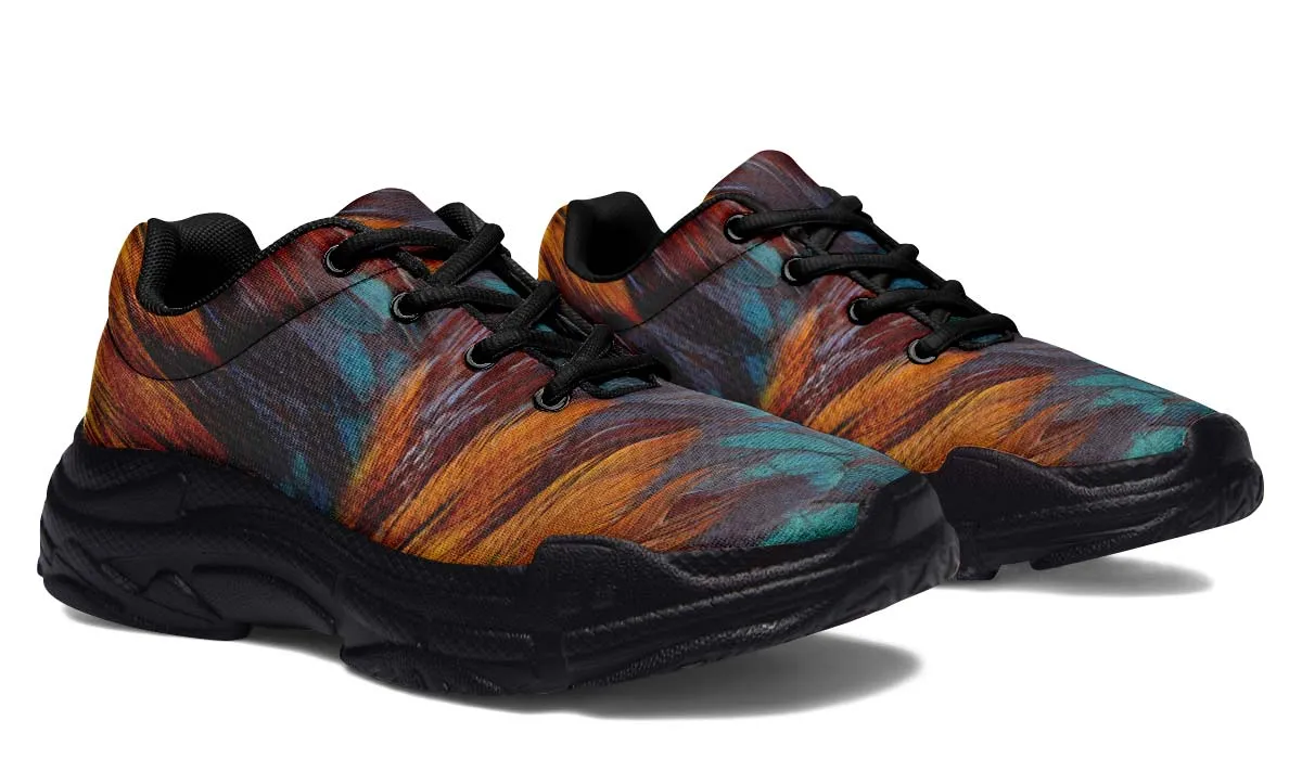 Chicken Feather Chunky Sneakers