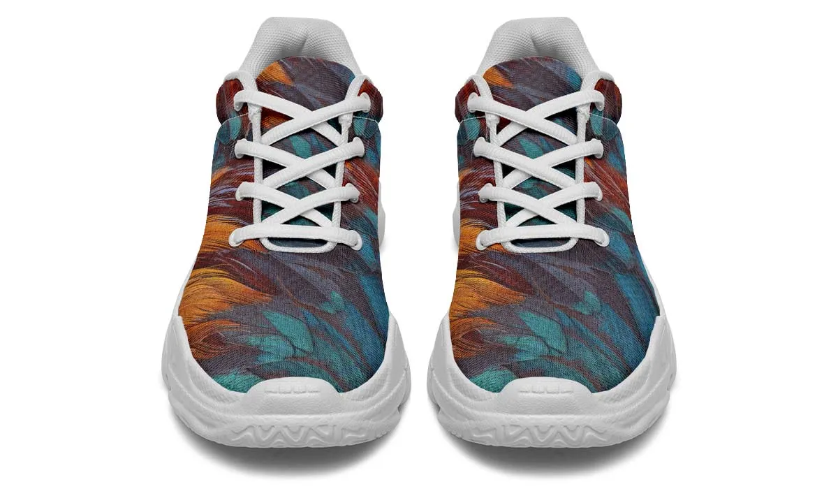 Chicken Feather Chunky Sneakers