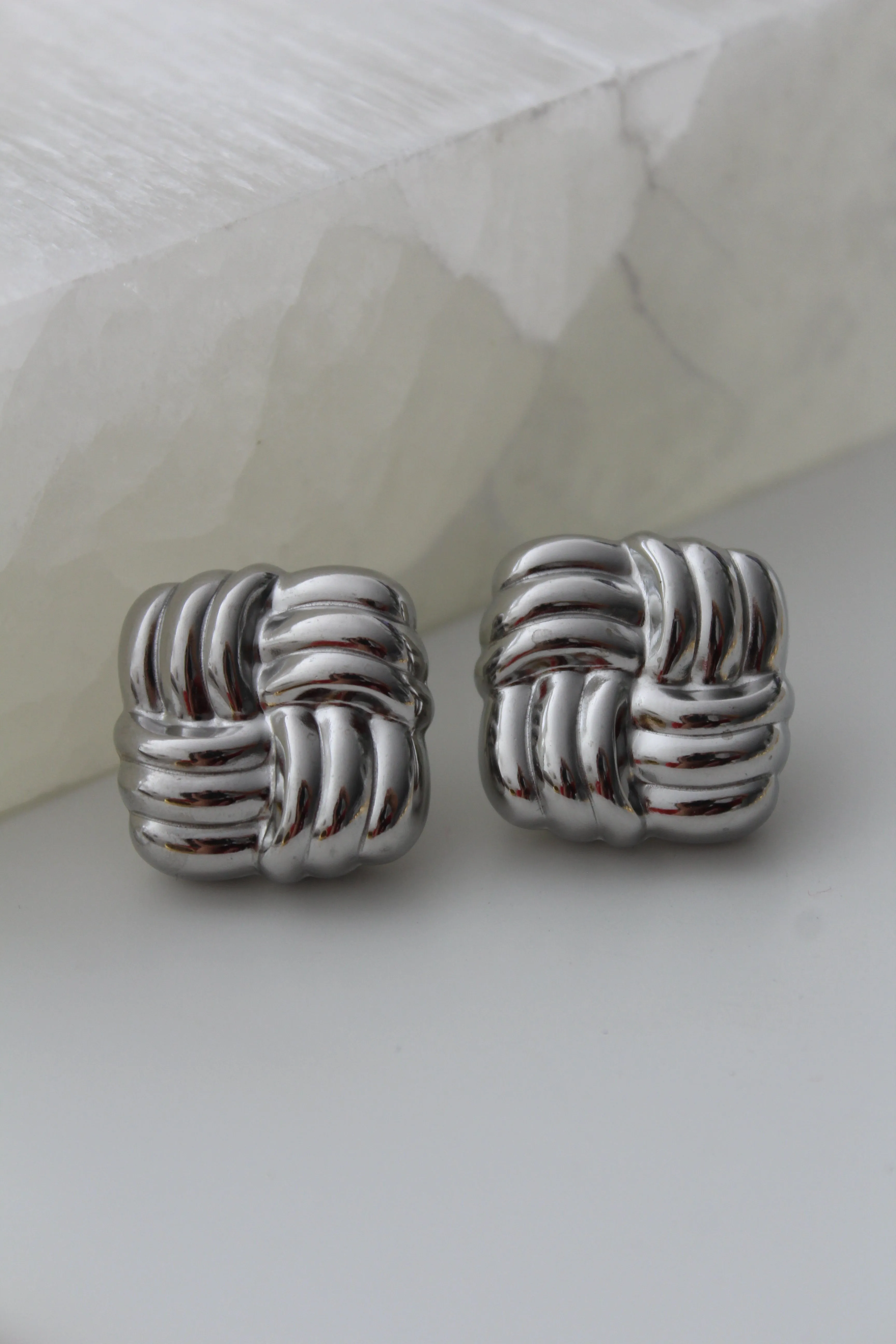 Chunky Square Earrings