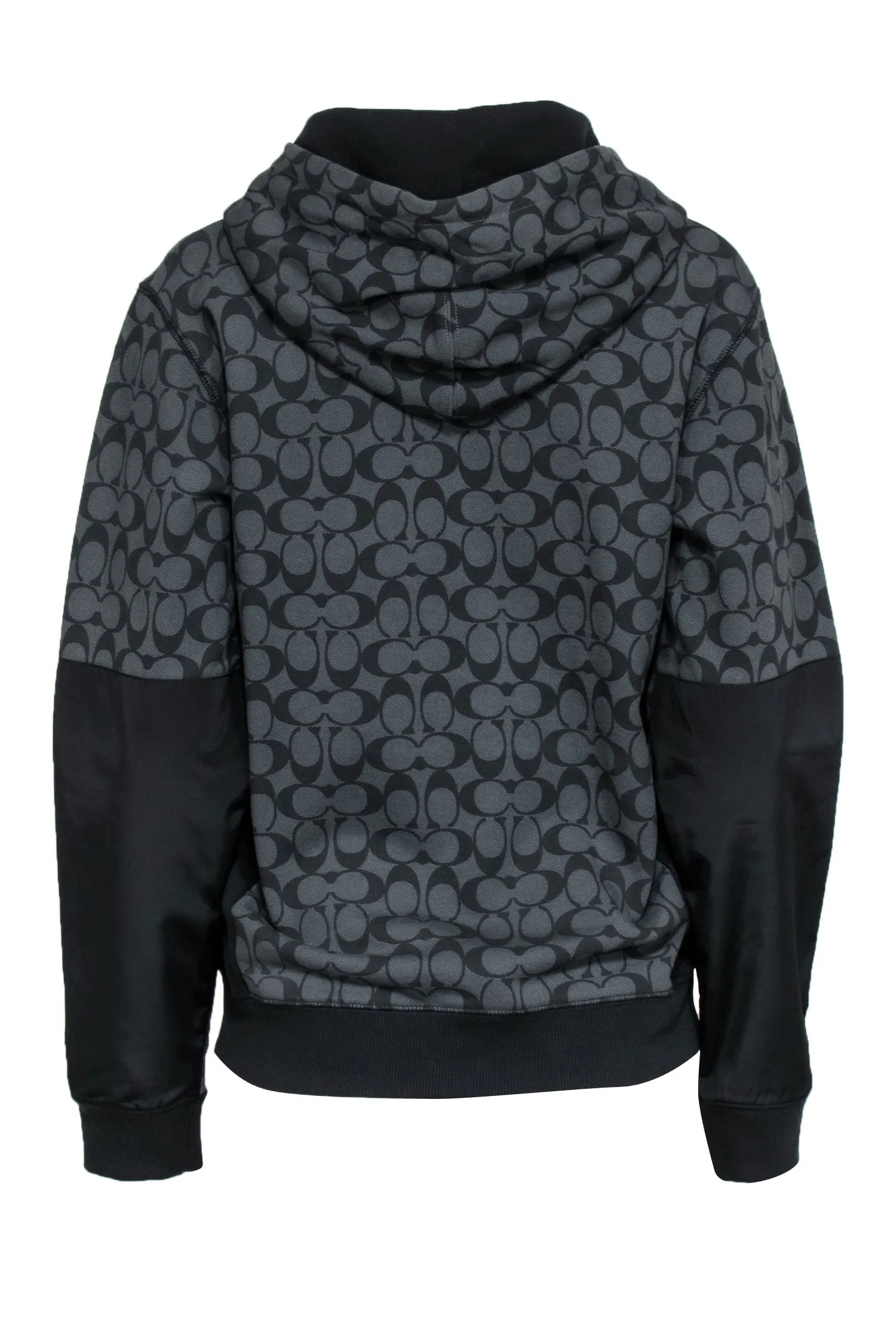 Coach - Charcoal "Mixed Media" Hoodie Sz XS
