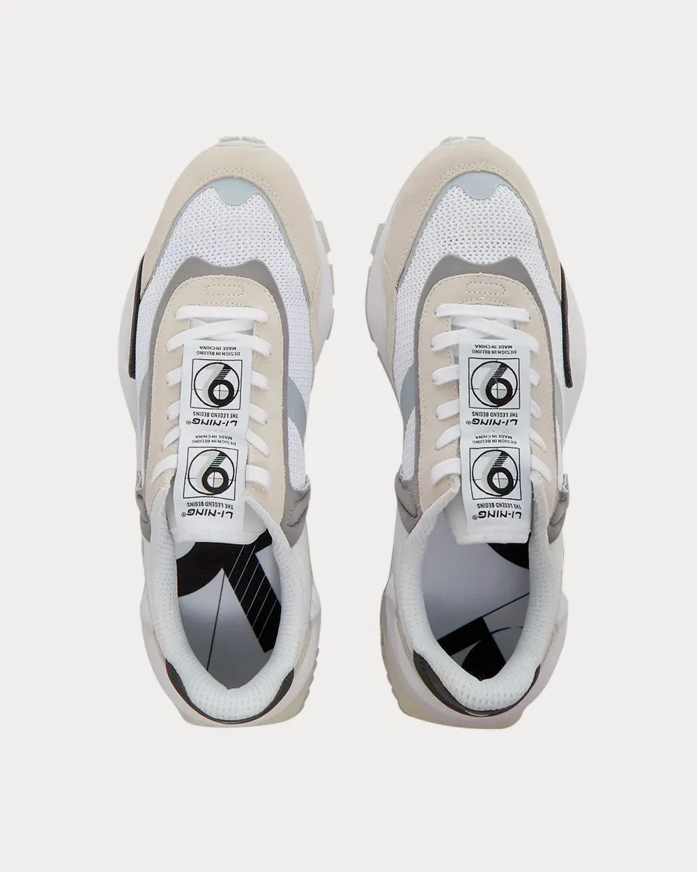 Cosmos White / Grey Low Top Sneakers