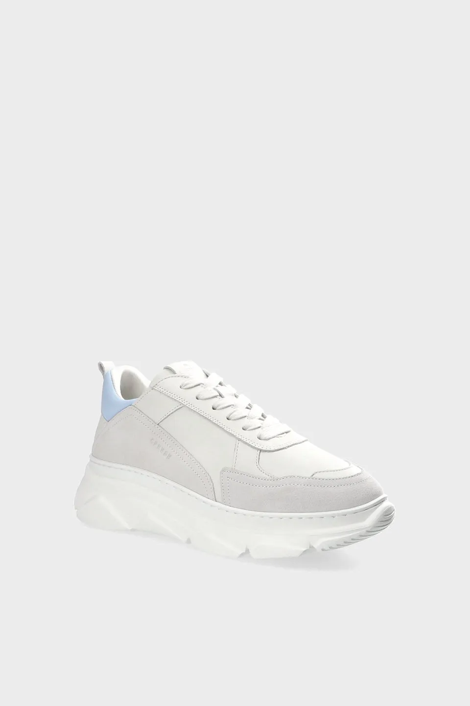 CPH40 Leather Mix - Off White/Light Blue