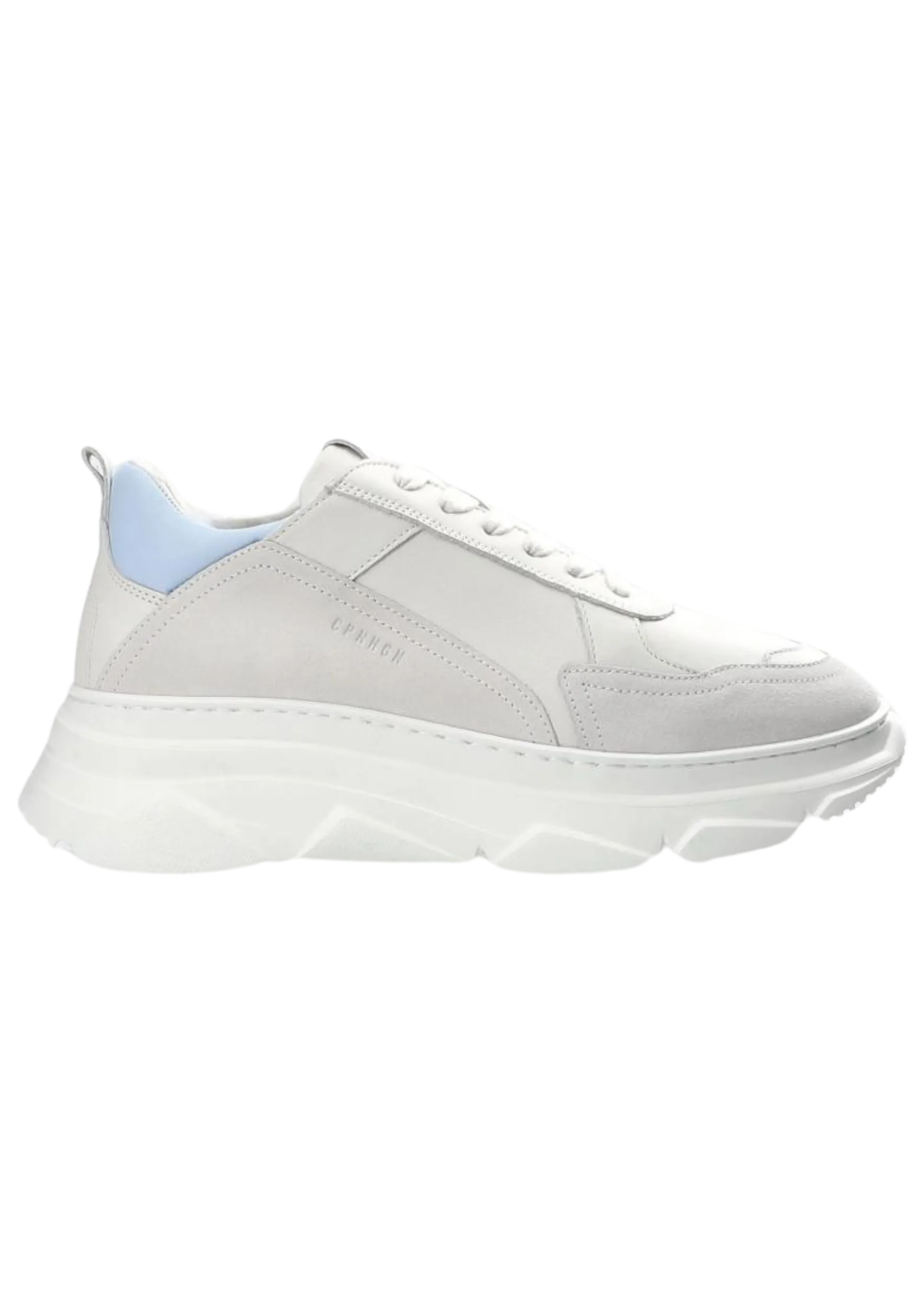 CPH40 Leather Mix - Off White/Light Blue