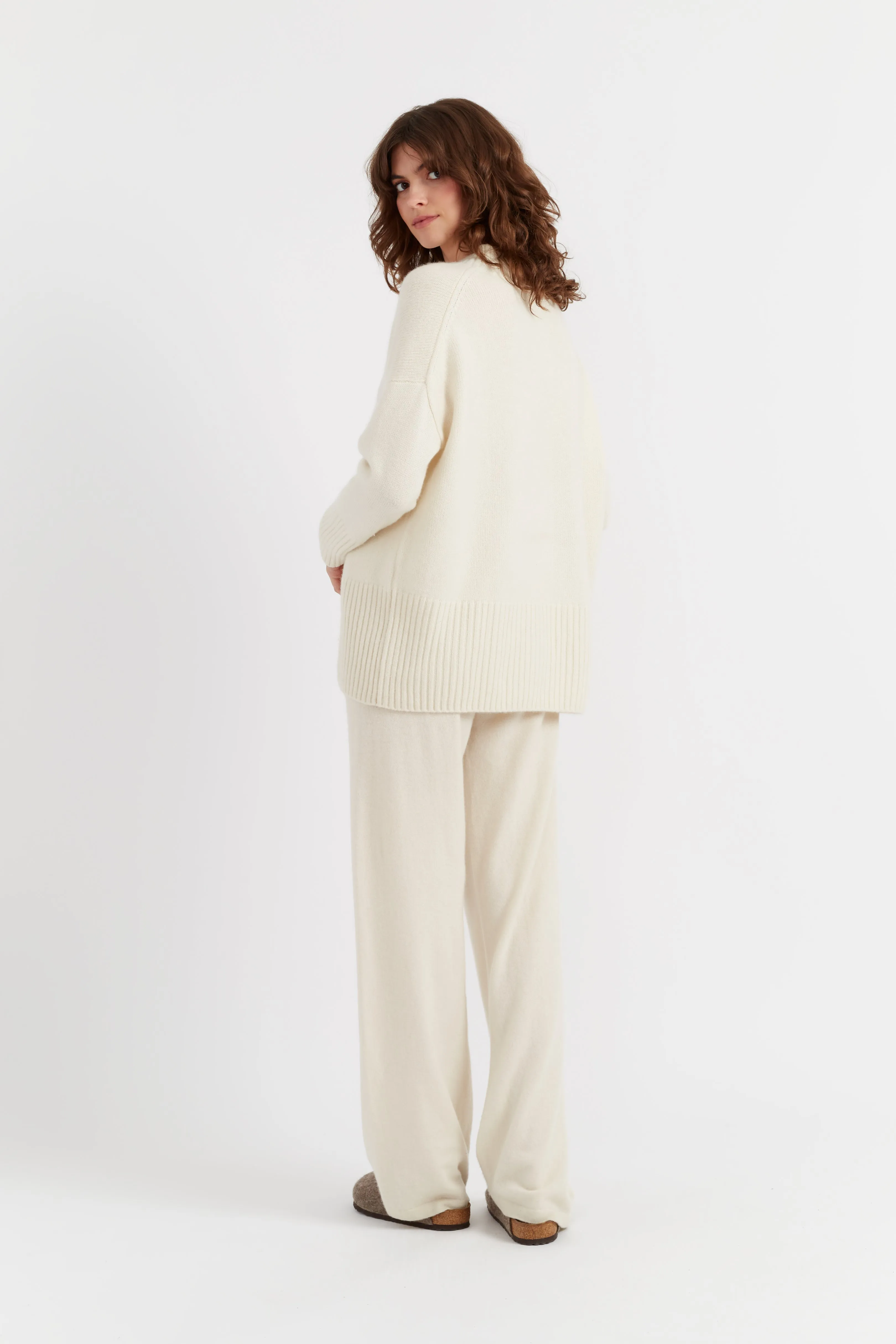 Cream Cashmere Comfort Sweater