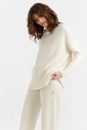 Cream Cashmere Comfort Sweater