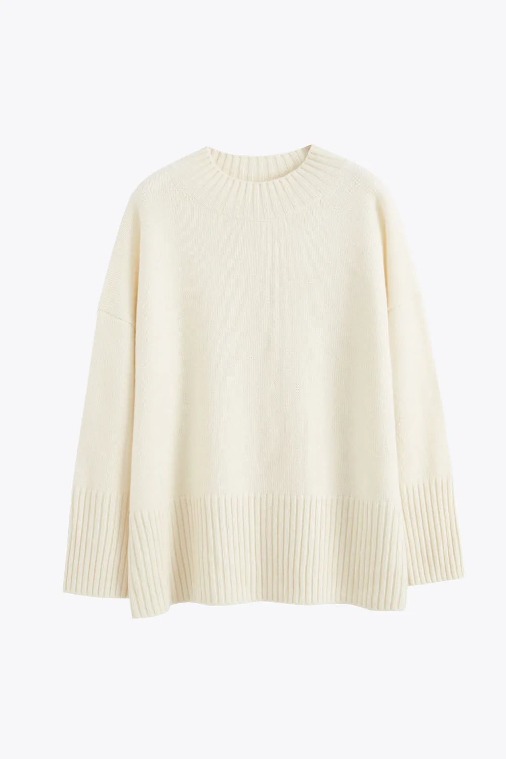 Cream Cashmere Comfort Sweater