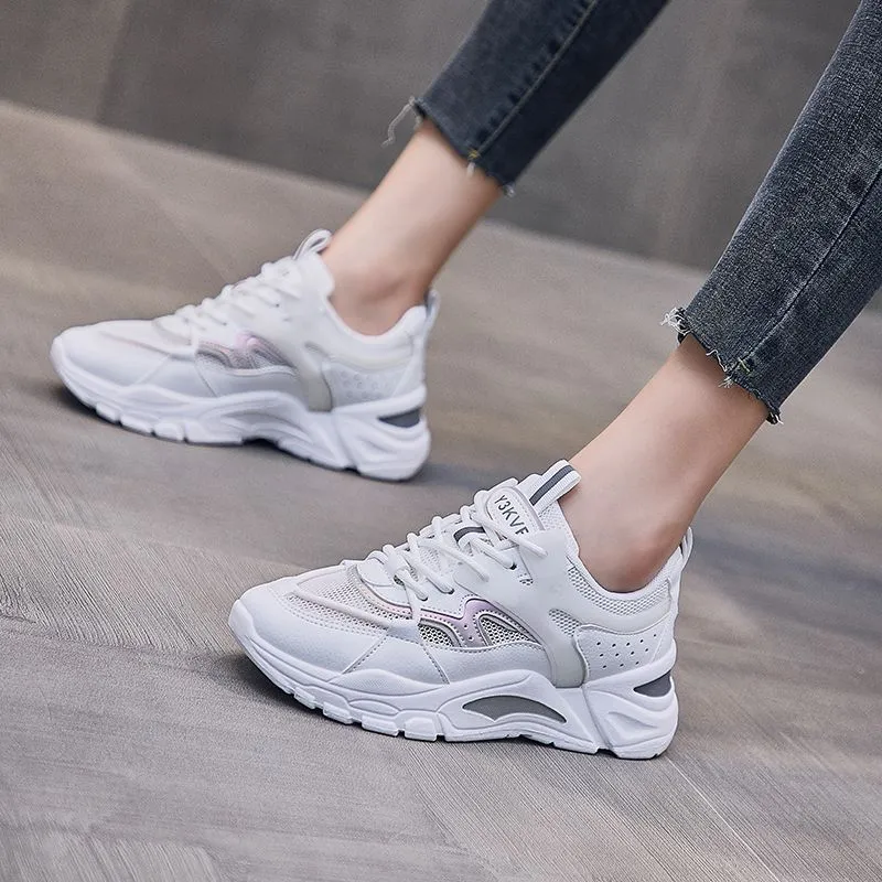 Cuzcare Women Orthopedic Shoes Ultra-light Chunky Sneakers