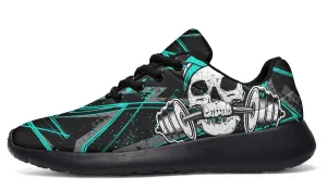 Cyan Dumbbell Skull