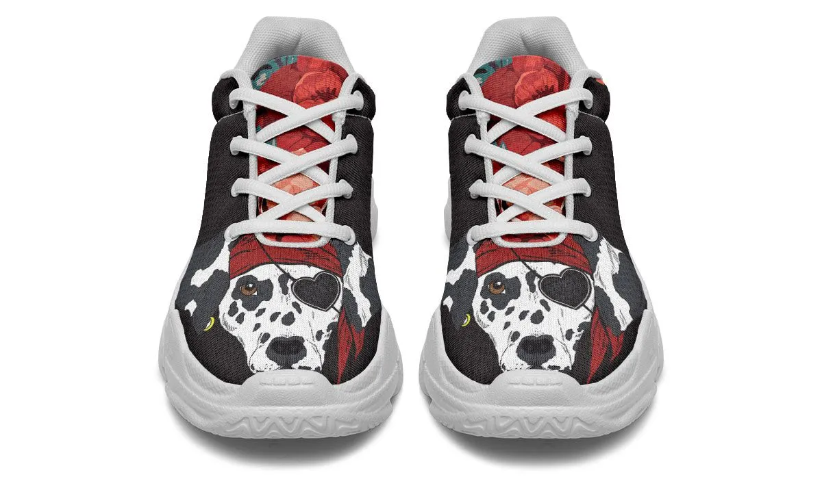 Dalmatian Pirate Chunky Sneakers
