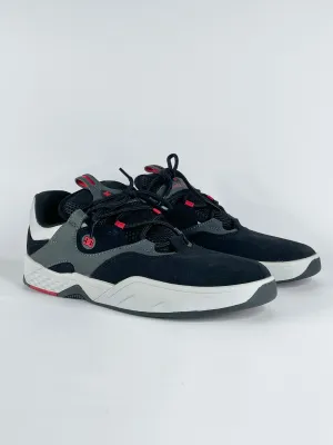 DC Shoes Black, Grey & Red 'Kalis' Sneakers - EU44.5