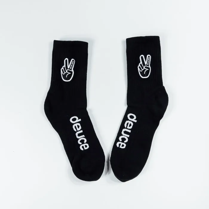 Deuce Mid Socks | Black