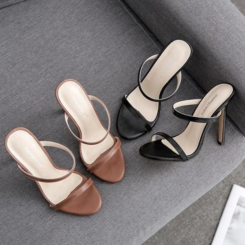 Double Strap Stiletto High Heels