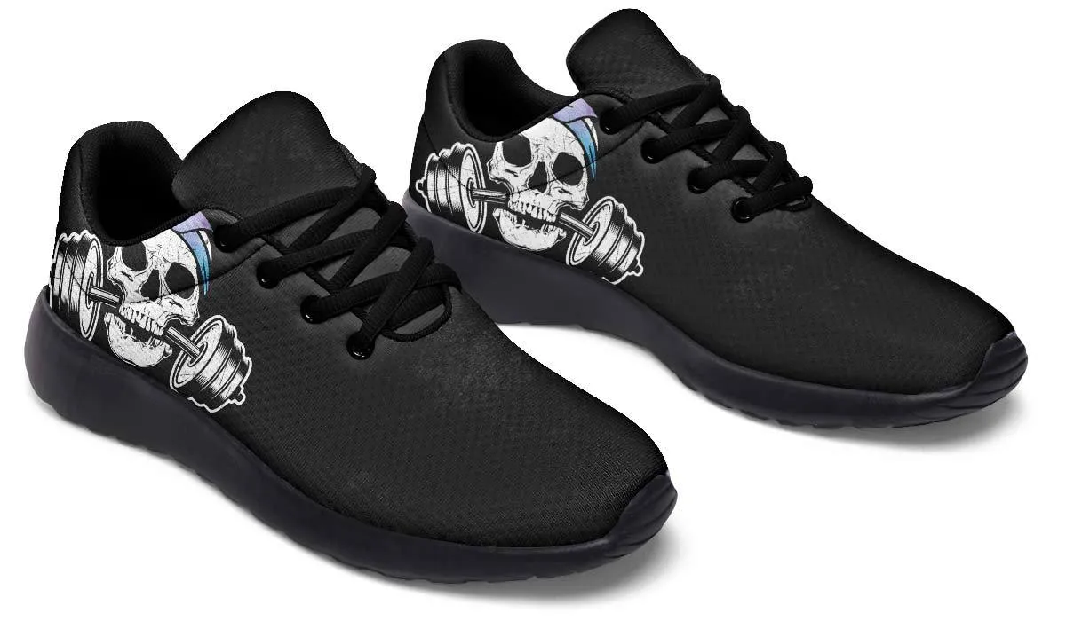 Dumbbell Skull Water Color Bandana
